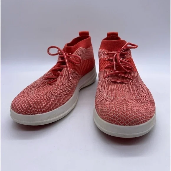 FIT FLOP WOMENS CORAL UBER KNIT SLIP ON HIGHTOP SNEAKERS 9.5 - Picture 2 of 13